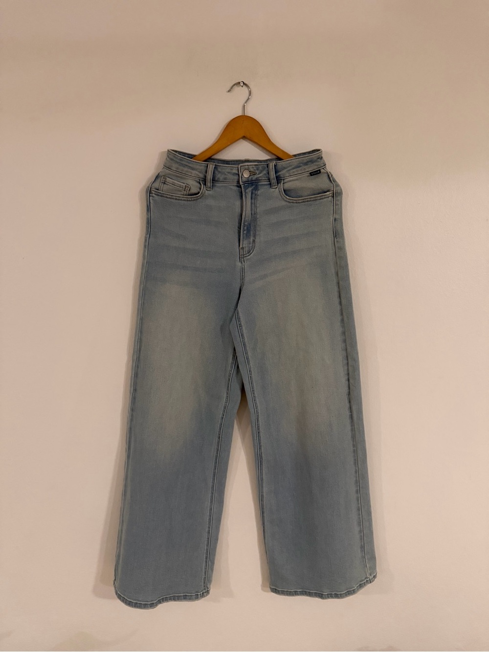 Cello Light Blue Wide-Leg High-Rise Jeans